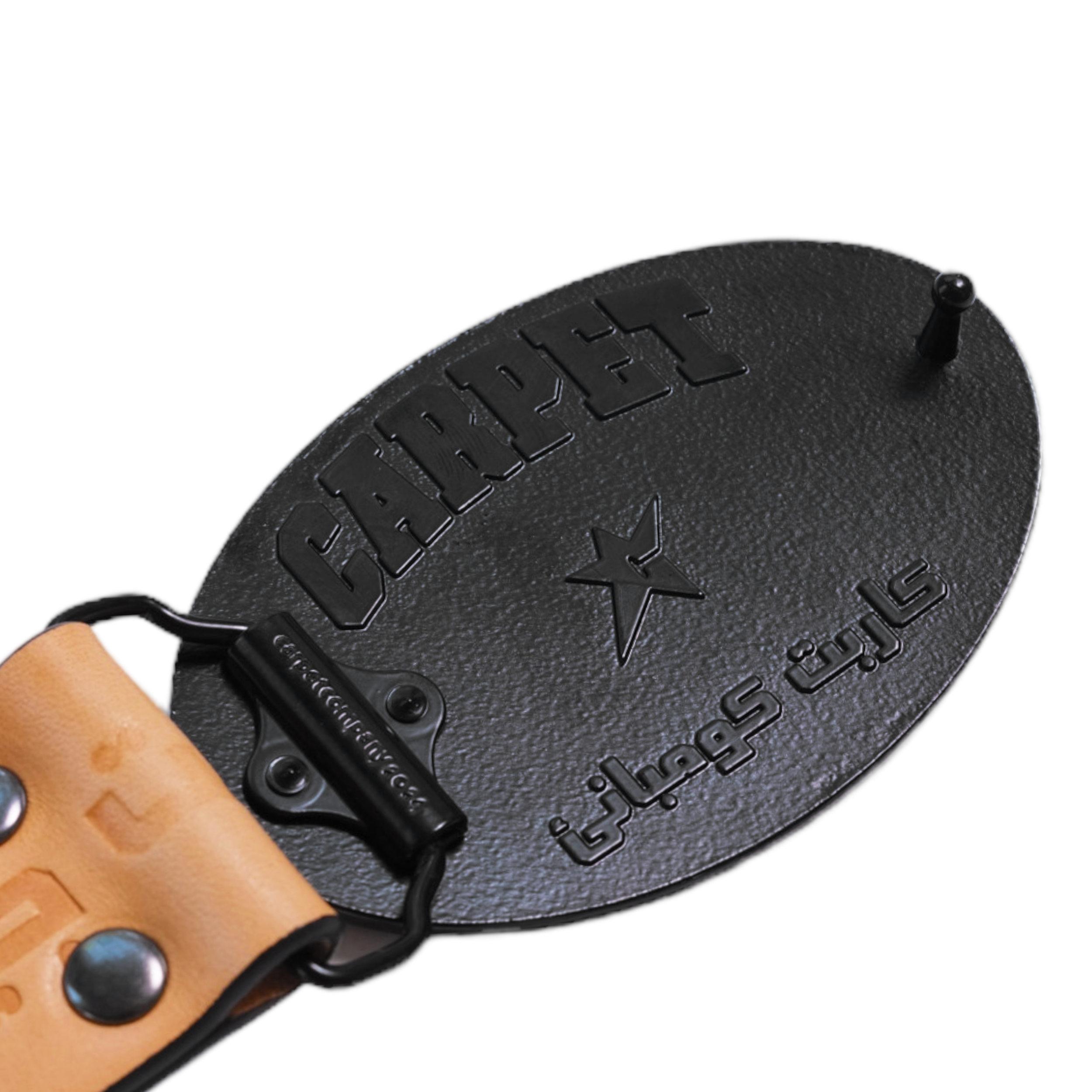 小物 Carpet Company Leather Belt With Buckle Leather Belt - Tan — Carpet Company